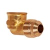 Everflow 3/8" Flare x FIP 90° Elbow Pipe Fitting; Brass F50-38